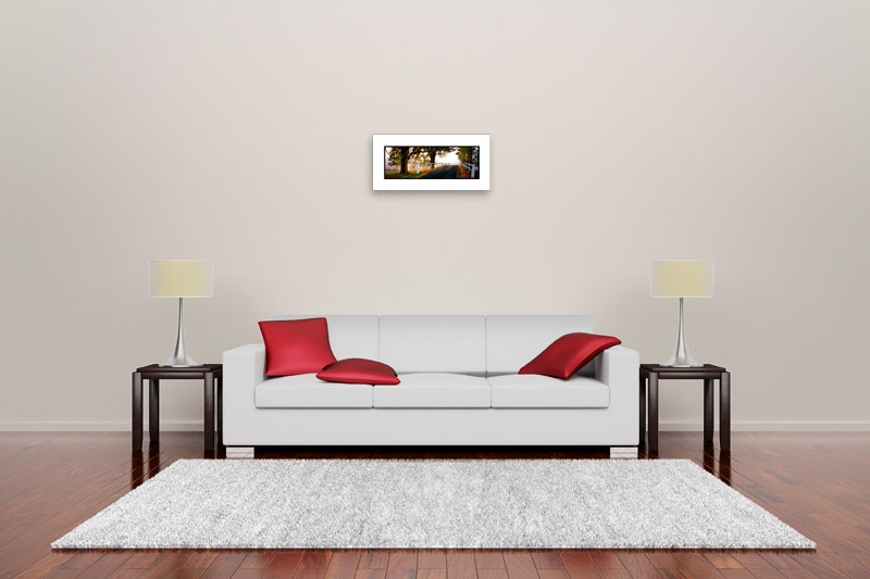 20 inch print size comparison in a room